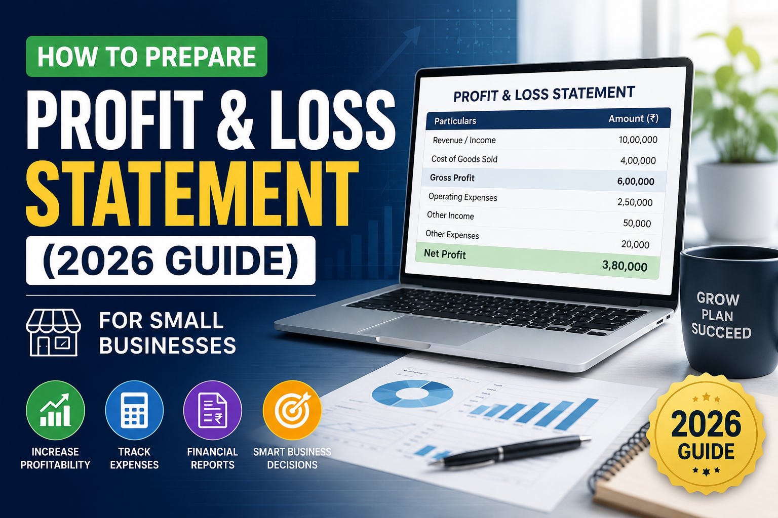 How to Prepare a Profit and Loss Statement (2026 Guide for Small Businesses)